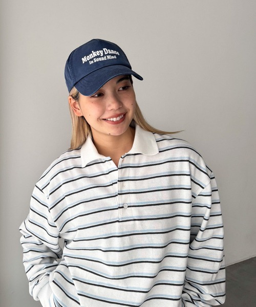 CANAL JEAN(キャナルジーン)の「choice_cnl Monkey DanceロゴCAP(キャップ・レディース・ブラウン/ネイビー・ONE SIZE)」の10枚目の写真
