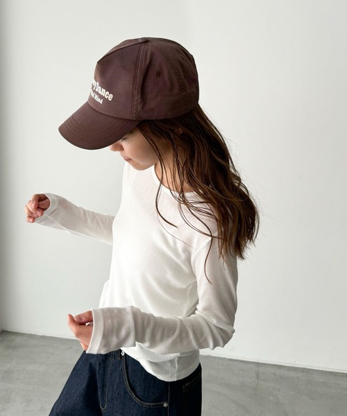 CANAL JEAN(キャナルジーン)の「choice_cnl Monkey DanceロゴCAP(キャップ・レディース・ブラウン/ネイビー・ONE SIZE)」の12枚目の写真