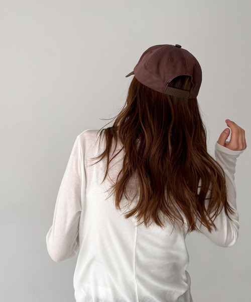 CANAL JEAN(キャナルジーン)の「choice_cnl Monkey DanceロゴCAP(キャップ・レディース・ブラウン/ネイビー・ONE SIZE)」の13枚目の写真