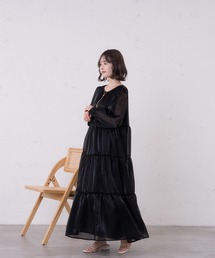 shine tiered onepiece / シャインティアードワンピース