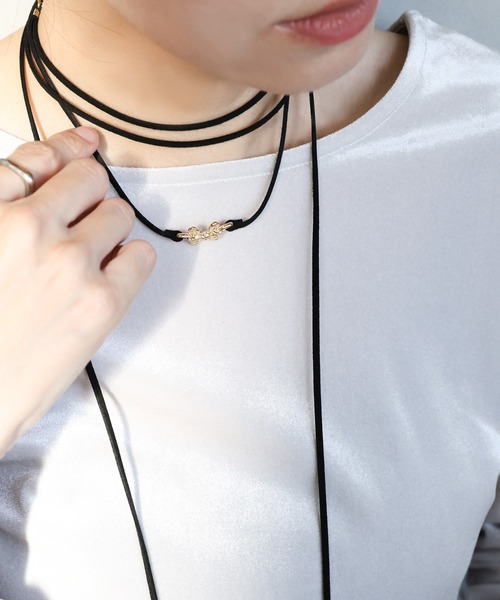 select MOCA（セレクトモカ）の「チャイナモチーフコードネックレス（ネックレス・レディース・シルバー/ゴールド・FREE）」の4枚目の写真