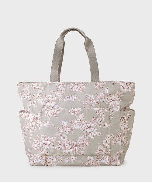 LAURA ASHLEY(ローラアシュレイ)の「ポリントン ローゼズ柄 トートバッグ(トートバッグ・レディース・ピンク系その他/ベージュ系その他3/ネイビー系・00)」の14枚目の写真