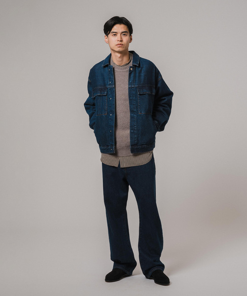 EDIFICE（エディフィス）の「スリアルパカミックス クルーネックニット（ニット/セーター・メンズ・グレー/ブラック/スカイブルー/ブルー系その他/ブラウン/ベージュ系その他/グリーン/ピンク・SMALL/MEDIUM/LARGE）」の9枚目の写真