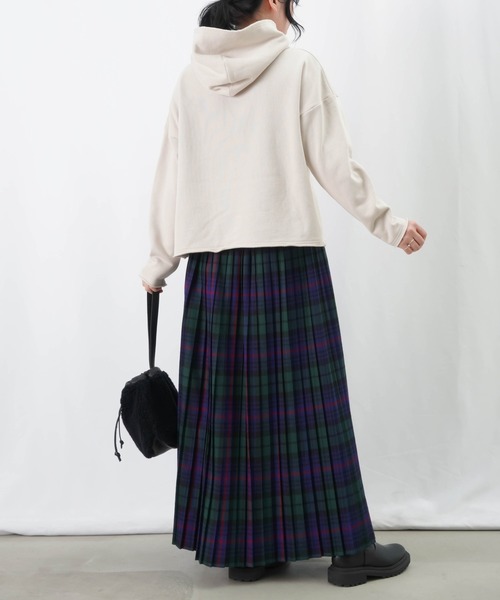 LUCA/LADY LUCK LUCA（ルカ/レディラックルカ）の「LC/LLL 起毛チェックプリーツスカート（スカート・レディース・レッド/ブルー/ブラック・FREE）」の15枚目の写真