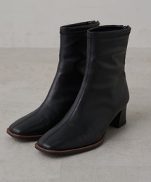 PUAL CE CIN | バックジップショートブーツ(ブーツ)