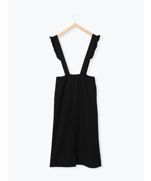 Samansa Mos2 blue（サマンサモスモスブルー）の「サス付ナロースカート（スカート・レディース・ブラック/モカ/グレー・F）」の9枚目の写真