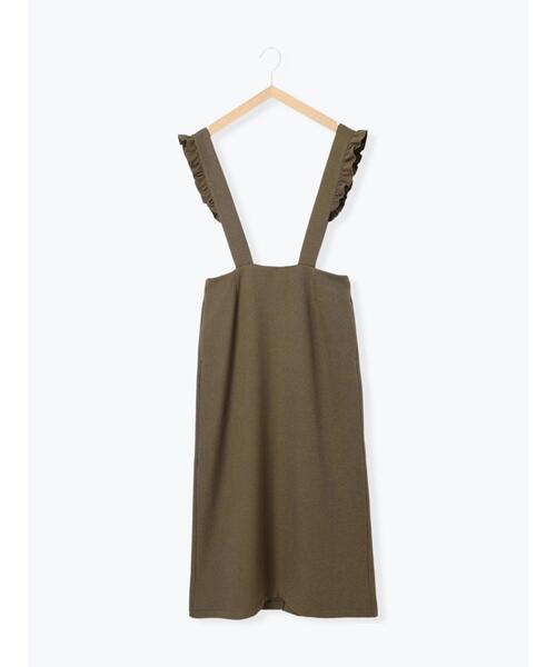 Samansa Mos2 blue（サマンサモスモスブルー）の「サス付ナロースカート（スカート・レディース・ブラック/モカ/グレー・F）」の16枚目の写真