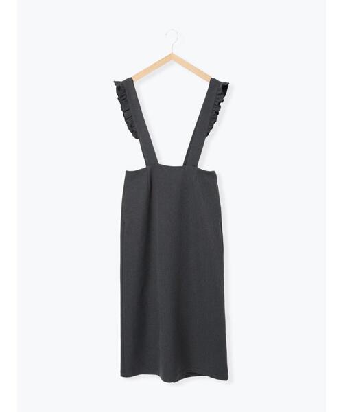 Samansa Mos2 blue（サマンサモスモスブルー）の「サス付ナロースカート（スカート・レディース・ブラック/モカ/グレー・F）」の17枚目の写真