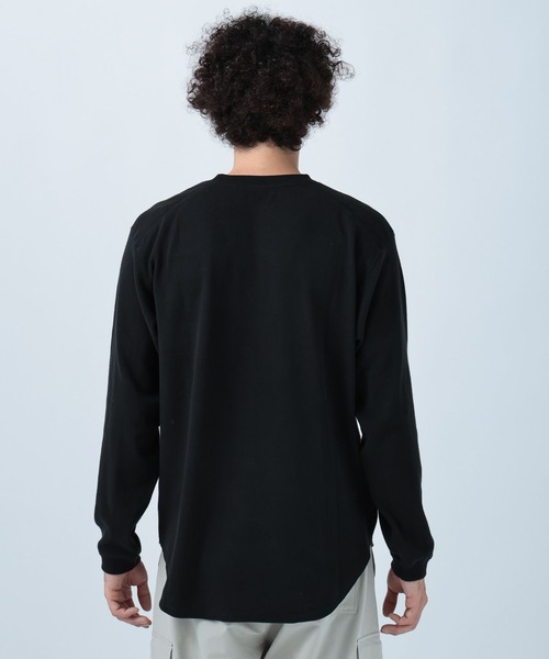 BAYFLOW（ベイフロー）の「[柔らかい着心地]スムース長袖Ｔシャツ（Tシャツ/カットソー・メンズ・ブラック/ホワイト/チャコールグレー・MEDIUM/SMALL/LARGE）」の18枚目の写真