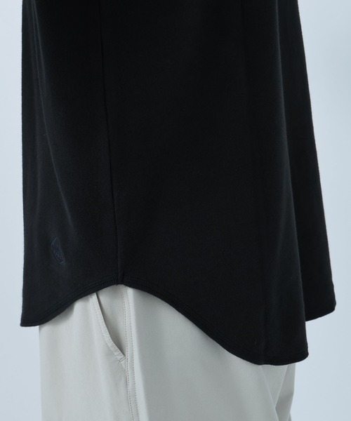 BAYFLOW（ベイフロー）の「[柔らかい着心地]スムース長袖Ｔシャツ（Tシャツ/カットソー・メンズ・ブラック/ホワイト/チャコールグレー・MEDIUM/SMALL/LARGE）」の9枚目の写真