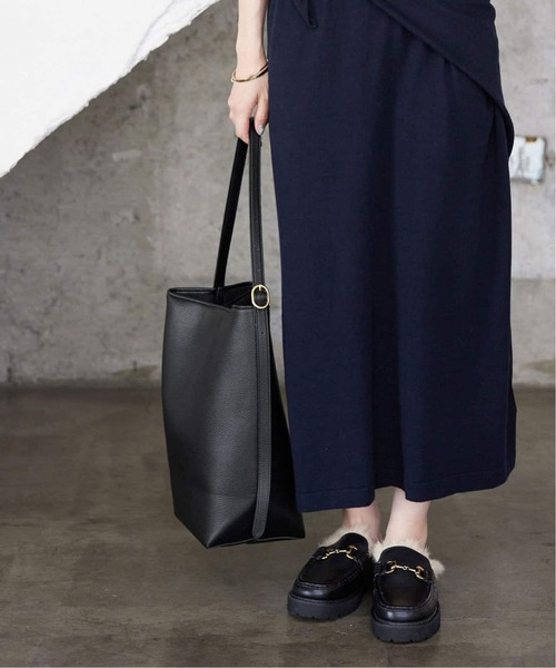 SLOBE IENA（スローブイエナ）の「《WEB限定/追加3》SLOBE スクエアトートバッグ（トートバッグ・レディース・ブラウン/ブラック・FREE）」の10枚目の写真