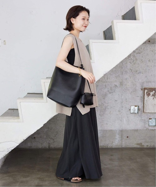 SLOBE IENA（スローブイエナ）の「《WEB限定/追加3》SLOBE スクエアトートバッグ（トートバッグ・レディース・ブラウン/ブラック・FREE）」の13枚目の写真