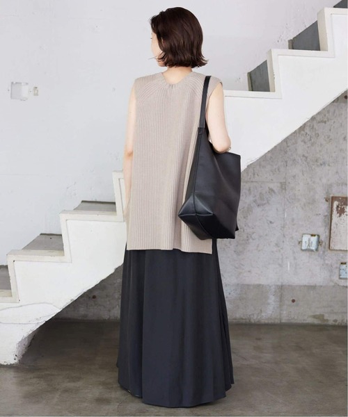 SLOBE IENA（スローブイエナ）の「《WEB限定/追加3》SLOBE スクエアトートバッグ（トートバッグ・レディース・ブラウン/ブラック・FREE）」の14枚目の写真