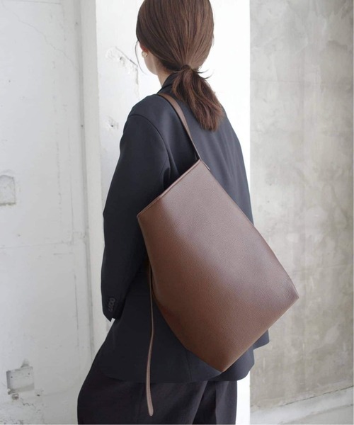 SLOBE IENA（スローブイエナ）の「《WEB限定/追加3》SLOBE スクエアトートバッグ（トートバッグ・レディース・ブラウン/ブラック・FREE）」の21枚目の写真