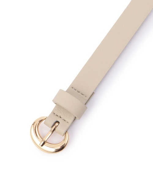 ROPE' PICNIC(ロペピクニック)の「16mmカーブラウンドバックルベルト(ベルト・レディース・ブラック/ベージュ/レッド・FREE)」の7枚目の写真