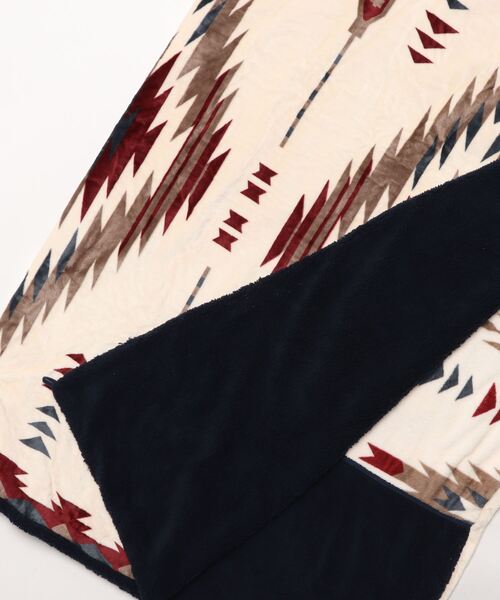 チャイハネ(チャイハネ)の「【チャイハネ】NOMADY ノマディブランケットXL(ブランケット・レディース・ブラック/カーキ/ナチュラル/ターコイズブルー/サンドベージュ/スカイブルー・FREE)」の17枚目の写真