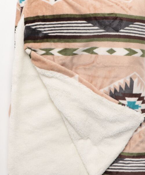 チャイハネ(チャイハネ)の「【チャイハネ】NOMADY ノマディブランケットXL(ブランケット・レディース・ブラック/カーキ/ナチュラル/ターコイズブルー/サンドベージュ/スカイブルー・FREE)」の21枚目の写真