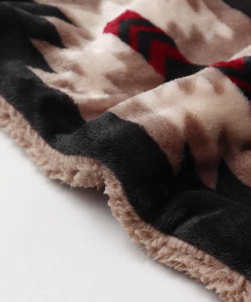 チャイハネ(チャイハネ)の「【チャイハネ】NOMADY ノマディブランケットXL(ブランケット・レディース・ブラック/カーキ/ナチュラル/ターコイズブルー/サンドベージュ/スカイブルー・FREE)」の11枚目の写真