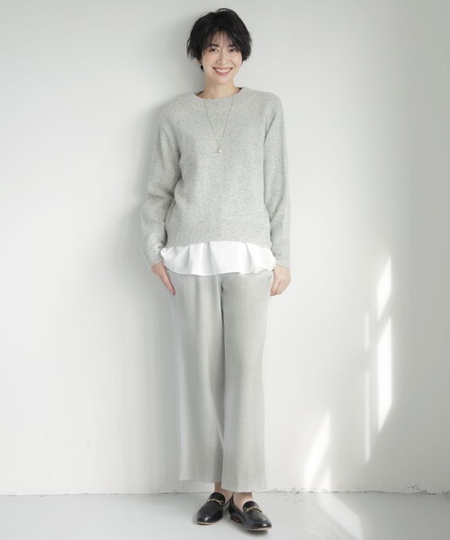 【WEB限定】レイヤードフレアー カットソー（Tシャツ/カットソー）｜J.PRESS Ladies（J.プレス レディス）