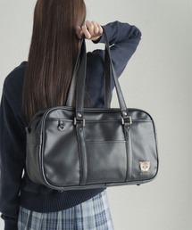 PAUL & JOE ACCESSOIRES（ポールアンドジョーアクセソワ）の「PAUL & JOE ACCESSOIRES (ポール＆ジョーアクセソワ) 合皮スクールボストン PJA-B1221（ボストンバッグ・キッズ）」