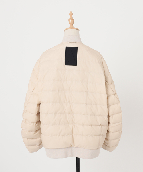 AP STUDIO(エーピーストゥディオ)の「【AHIRAIN/アイレイン】サテンボンバージャケット(ミリタリージャケット・レディース・アイボリー・FREE)」の16枚目の写真