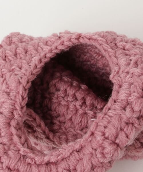 A Little Happiness(アリトルハピネス)の「Knit Small Bag(ハンドバッグ・レディース・グリーン/ピンク/ホワイト/ブラック・FREE)」の5枚目の写真