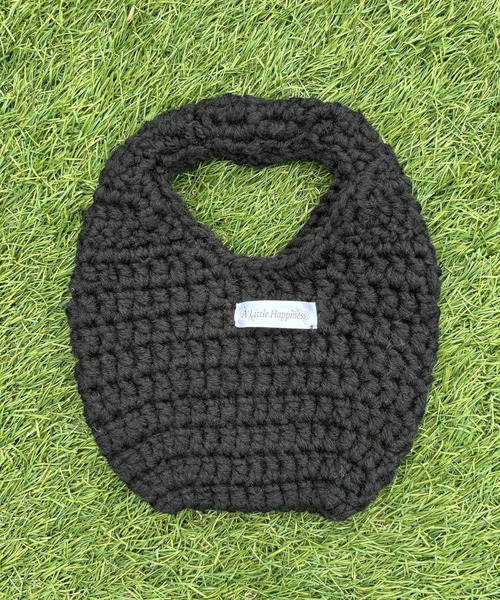 A Little Happiness(アリトルハピネス)の「Knit Small Bag(ハンドバッグ・レディース・グリーン/ピンク/ホワイト/ブラック・FREE)」の2枚目の写真