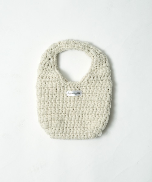 A Little Happiness(アリトルハピネス)の「Knit Small Bag(ハンドバッグ・レディース・グリーン/ピンク/ホワイト/ブラック・FREE)」の6枚目の写真