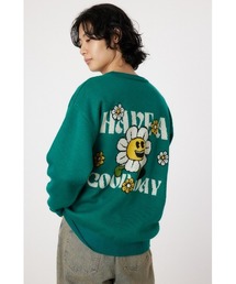 walking flower ニット