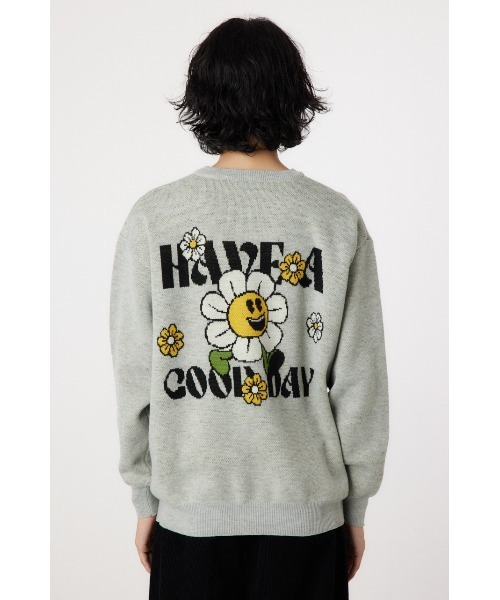 RODEO CROWNS WIDE BOWL（ロデオクラウンズワイドボウル）の「walking flower ニット（ニット/セーター・メンズ・杢グレー/グリーン/ブラック・MEDIUM/LARGE）」の15枚目の写真