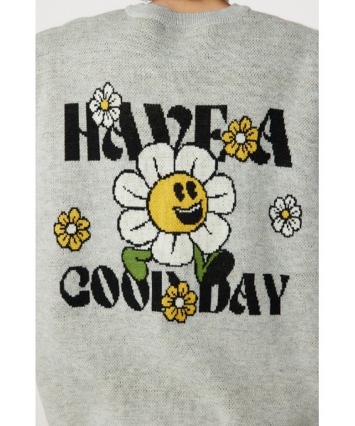 RODEO CROWNS WIDE BOWL（ロデオクラウンズワイドボウル）の「walking flower ニット（ニット/セーター・メンズ・杢グレー/グリーン/ブラック・MEDIUM/LARGE）」の17枚目の写真