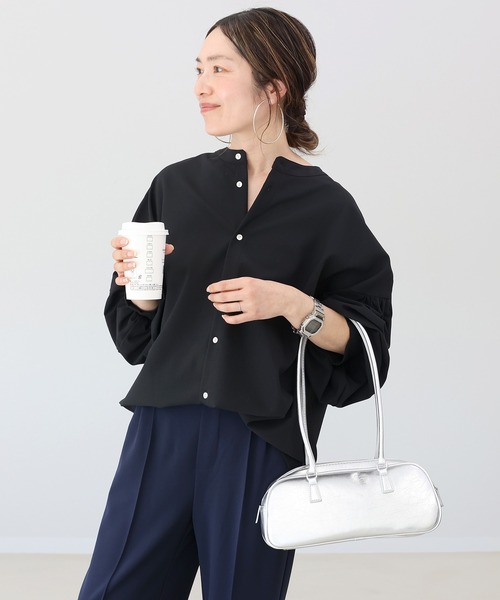 後ろボタン袖シャーリングブラウス（シャツ/ブラウス）｜Aletta vita