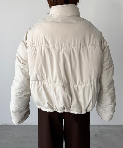 セール】Lakey Park 配色パファーショートブルゾン（ブルゾン）｜CANAL