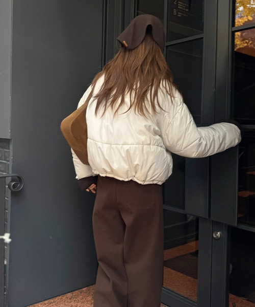 Lakey Park 配色パファーショートブルゾン（ブルゾン）｜CANAL JEAN