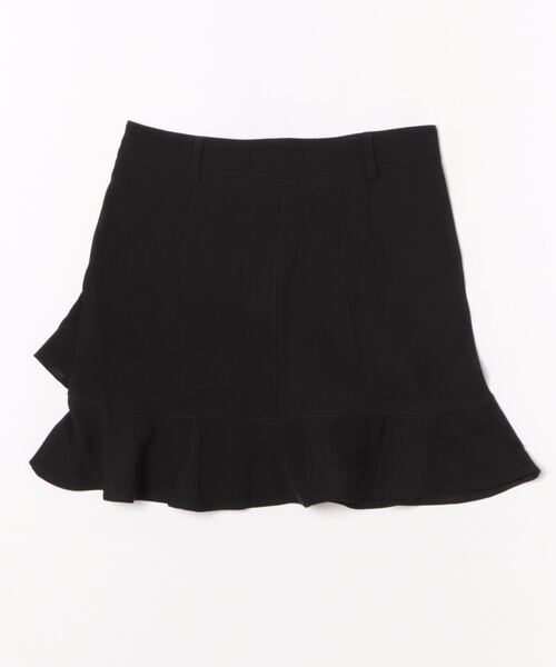 Mayree（メイリー）の「【Mayree】裾フレア フリルデザイン ミニスカート（スカート・レディース・ブラック・SMALL/MEDIUM/LARGE）」の5枚目の写真