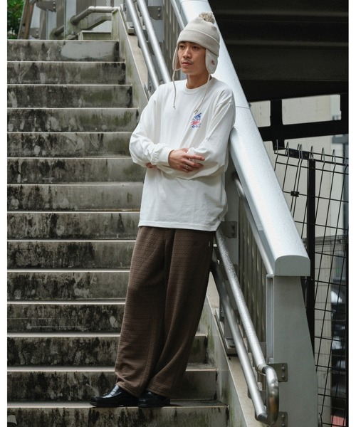 KEBOZ（ケボズ）の「CPV L/S TEE（Tシャツ/カットソー・メンズ・ホワイト/ブラック・M/L/2XL/XL）」の11枚目の写真