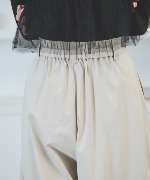 AIC.（エーアイシー）の「【再入荷】カーブシルエットタックパンツ（その他パンツ・レディース・ブラック/アイボリー/ダークカーキ・FREE）」の20枚目の写真