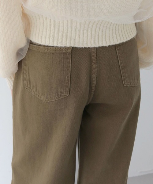 CLEIO（クレイオ）の「【CLEIO】ヴィンテージライクワイドデニムパンツ（デニムパンツ・レディース・アッシュグレー/ブラウン/アイボリー・SMALL/MEDIUM/LARGE）」の12枚目の写真