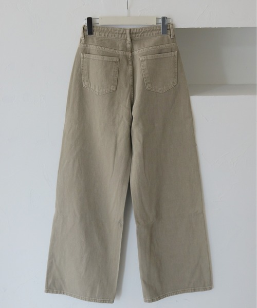 CLEIO（クレイオ）の「【CLEIO】ヴィンテージライクワイドデニムパンツ（デニムパンツ・レディース・アッシュグレー/ブラウン/アイボリー・SMALL/MEDIUM/LARGE）」の18枚目の写真