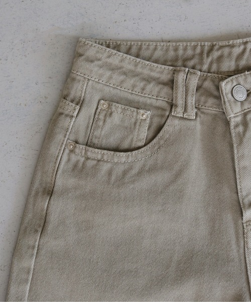 CLEIO（クレイオ）の「【CLEIO】ヴィンテージライクワイドデニムパンツ（デニムパンツ・レディース・アッシュグレー/ブラウン/アイボリー・SMALL/MEDIUM/LARGE）」の20枚目の写真