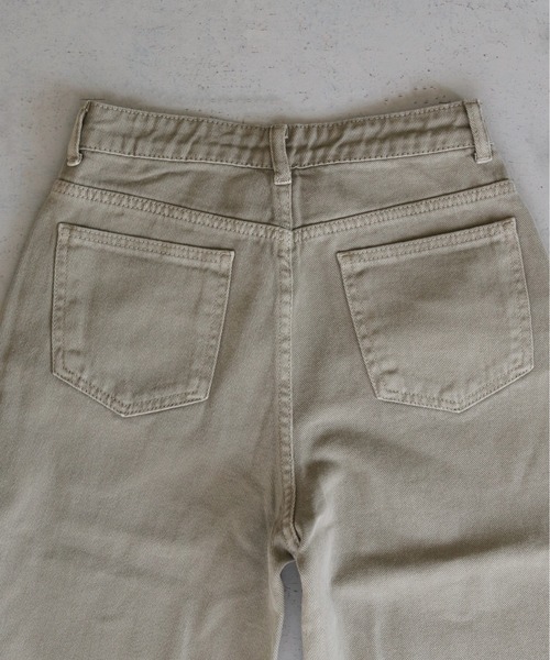 CLEIO（クレイオ）の「【CLEIO】ヴィンテージライクワイドデニムパンツ（デニムパンツ・レディース・アッシュグレー/ブラウン/アイボリー・SMALL/MEDIUM/LARGE）」の21枚目の写真