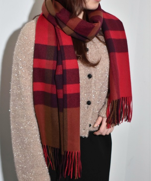 H.O.V】cashmere muffler/カシミヤ マフラー（マフラー）｜kiehtova