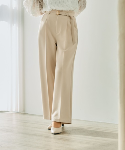 セール】【入卒式／セレモニー】Wクロスストレッチワイドパンツ 207775