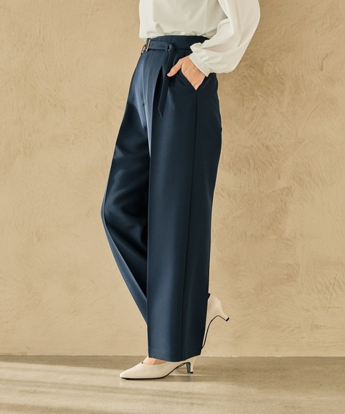 セール】【入卒式／セレモニー】Wクロスストレッチワイドパンツ 207775