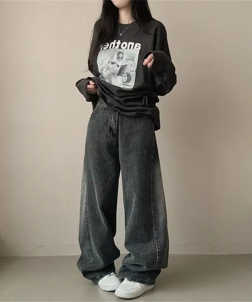 sevens(セブンズ)の「【sevens】anotherフォトプリントロンT(Tシャツ/カットソー・レディース・ホワイト/ブラック・FREE)」の15枚目の写真