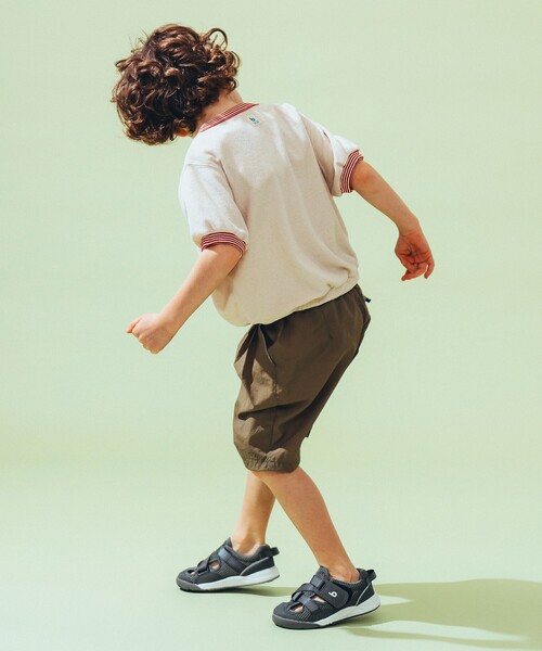 こども ビームス（コドモビームス）の「ボーダー リブ パイル Tシャツ 2025（100～140cm）（Tシャツ/カットソー・キッズ・サックスブルー/ホワイト系その他5/ブラウン系その他2・140/120/110/100/130）」の6枚目の写真