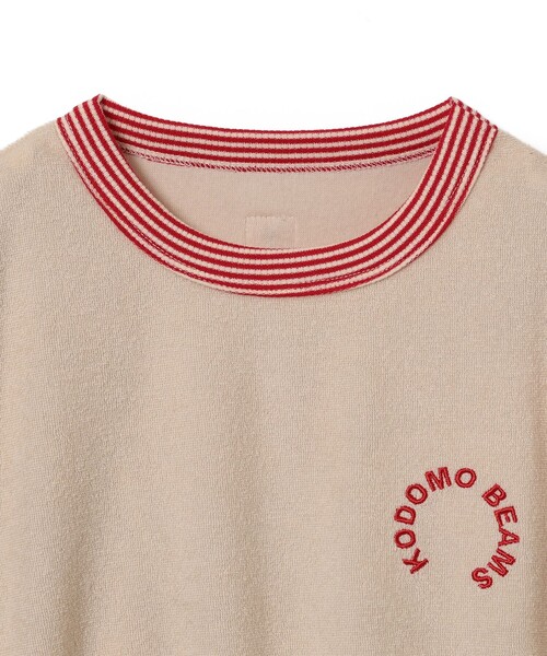 こども ビームス（コドモビームス）の「ボーダー リブ パイル Tシャツ 2025（100～140cm）（Tシャツ/カットソー・キッズ・サックスブルー/ホワイト系その他5/ブラウン系その他2・140/120/110/100/130）」の10枚目の写真