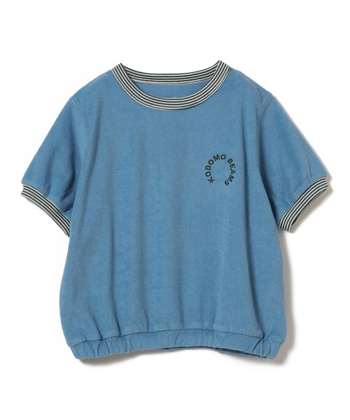 こども ビームス（コドモビームス）の「ボーダー リブ パイル Tシャツ 2025（100～140cm）（Tシャツ/カットソー・キッズ・サックスブルー/ホワイト系その他5/ブラウン系その他2・140/120/110/100/130）」の19枚目の写真