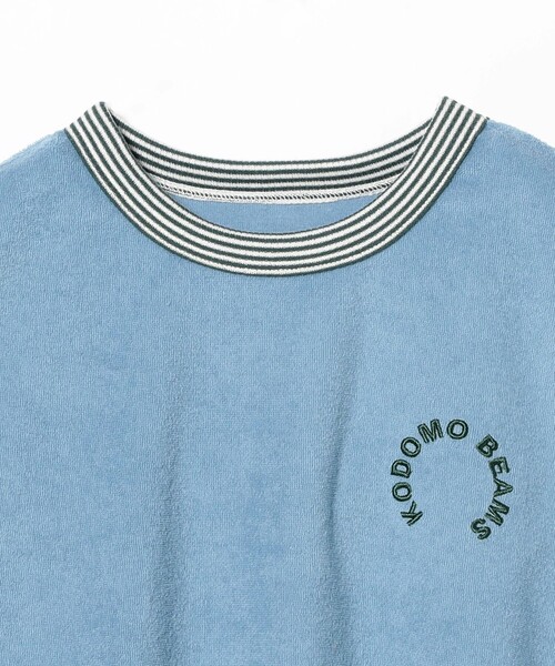 こども ビームス（コドモビームス）の「ボーダー リブ パイル Tシャツ 2025（100～140cm）（Tシャツ/カットソー・キッズ・サックスブルー/ホワイト系その他5/ブラウン系その他2・140/120/110/100/130）」の21枚目の写真