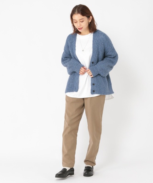 studio CLIP（スタディオクリップ）の「イージーあったかテーパードパンツ[プチ・プラスサイズあり]（その他パンツ・レディース・ブラック/ライトグレー/モカ/ダークブルー・LARGE/XXX-LARGE/MEDIUM/X-LARGE/XX-LARGE/SMALL/PF）」の10枚目の写真